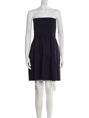 Dark Blue Sleeveless Dress By ATM Anthony Thomas Melillo size large.